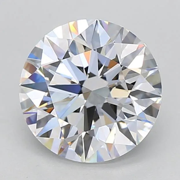 2.25ct Round Lab Grown Diamond (Colour D, Clarity VVS1, Cut EX, GIA Certified)