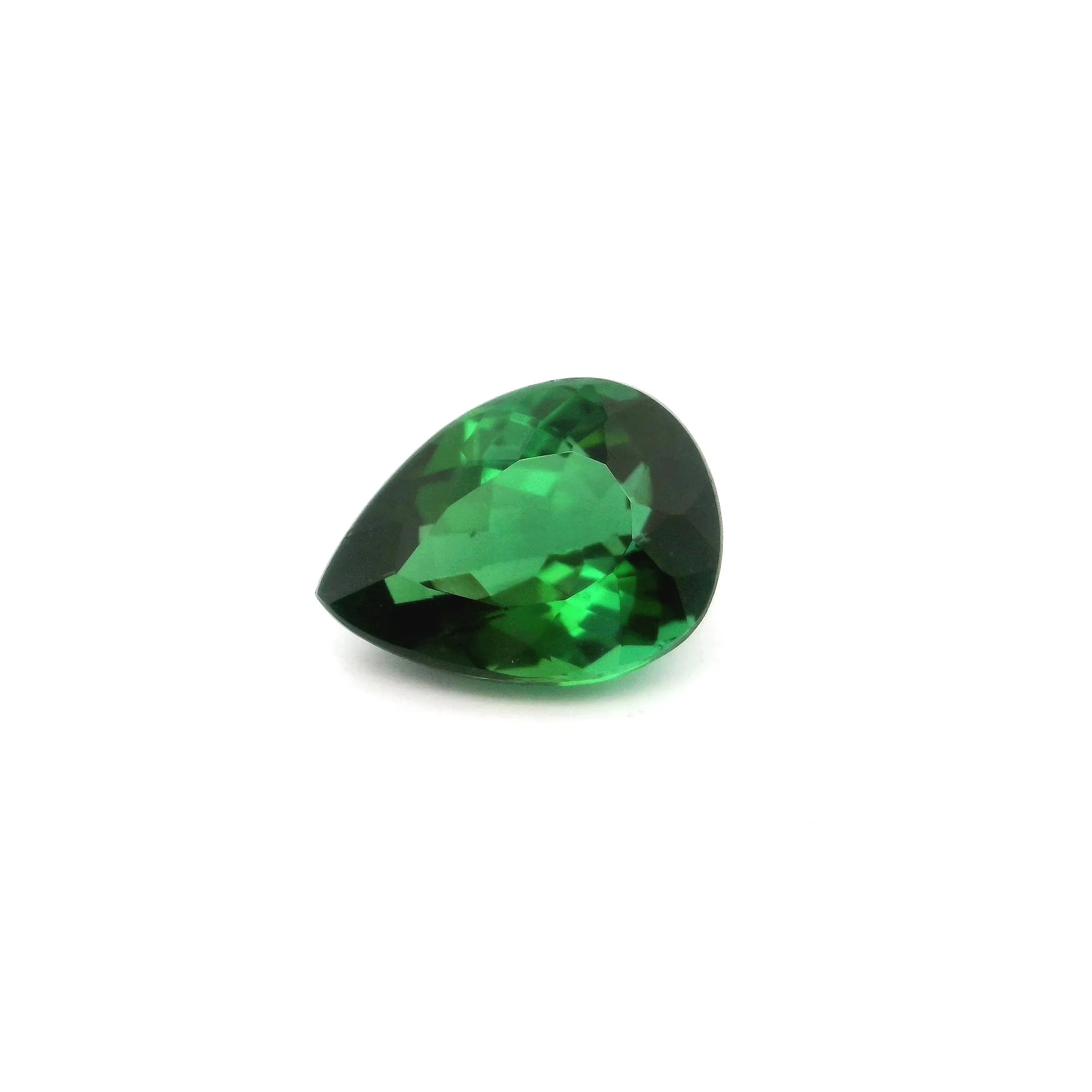2.38ct Pear Natural Tourmaline (Colour Green, Clarity Eye Clean, Cut Faceted)