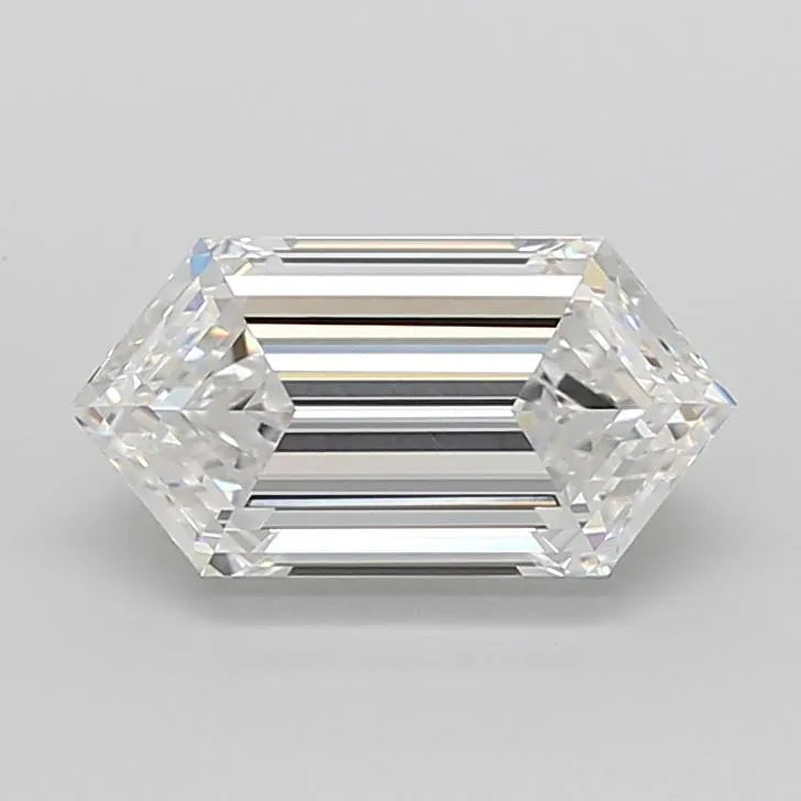 2.43ct Hexagonal Lab Grown Diamond (Colour E, Clarity VVS2, IGI Certified)
