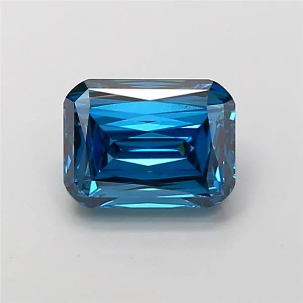 2.50ct Cushion modified Lab Grown Diamond (Colour Fancy Vivid Blue, Clarity VS2, IGI Certified)