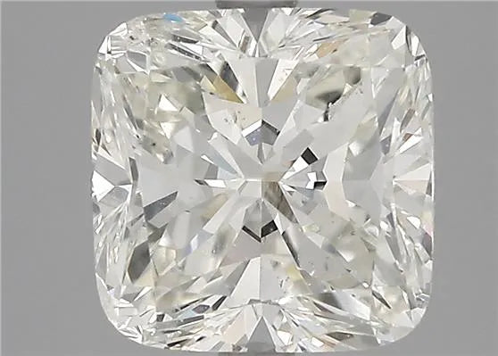 2.50ct Cushion modified Natural Diamond (Colour K, Clarity SI1, GIA Certified)