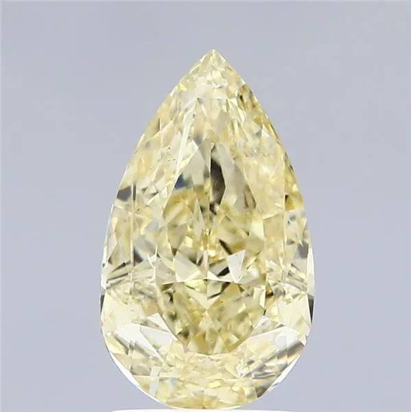 2.50ct Pear Lab Grown Diamond (Colour Fancy Yellow, Clarity VS2, IGI Certified)