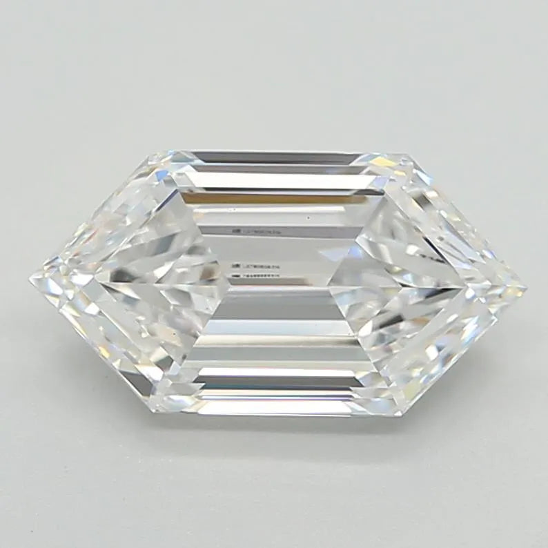 2.52ct Hexagonal Lab Grown Diamond (Colour D, Clarity VS1, IGI Certified)