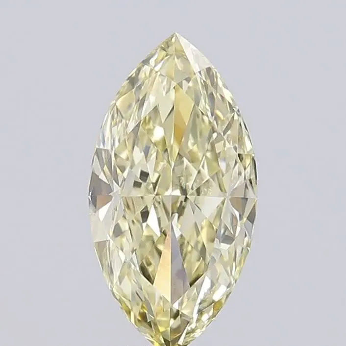 2.52ct Marquise Lab Grown Diamond (Colour Fancy Yellow, Clarity SI1, IGI Certified)