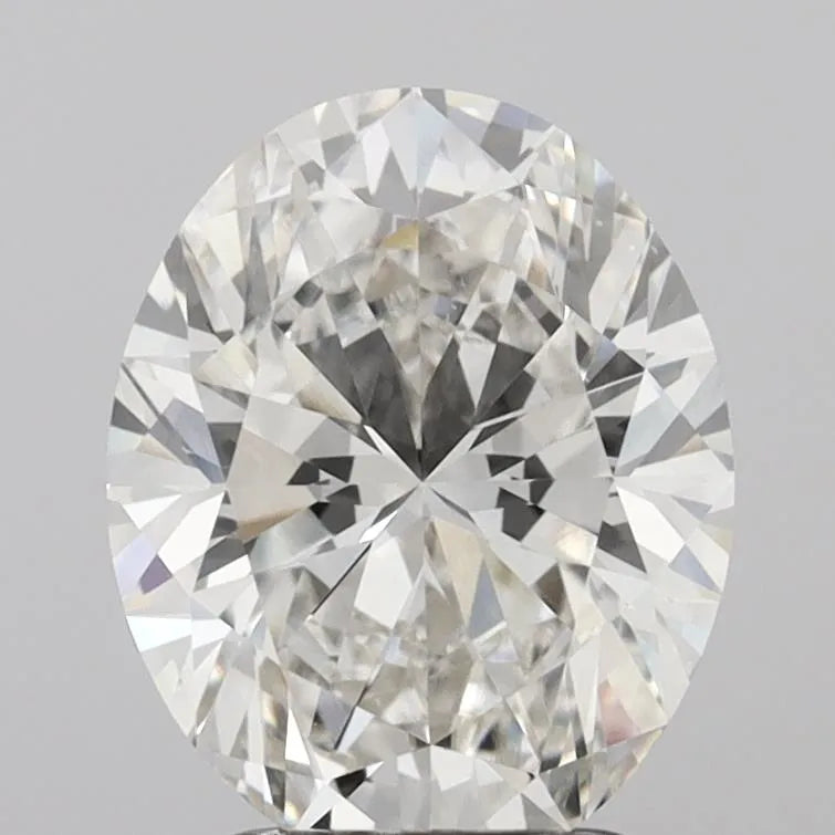 2.52ct Oval Lab Grown Diamond (Colour H, Clarity VVS2, IGI Certified)