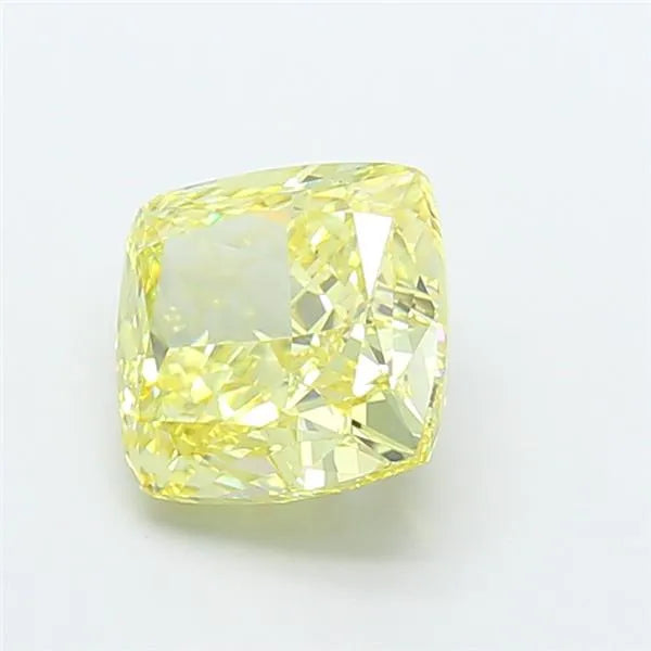 2.53ct Cushion modified Lab Grown Diamond (Colour Fancy Intense Yellow, Clarity VVS1, IGI Certified)