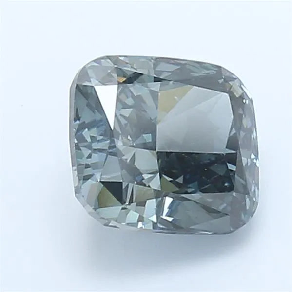 2.57ct Cushion modified Lab Grown Diamond (Colour Fancy Dark Blueish Green, Clarity VS1, IGI Certified)