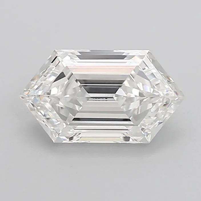 2.58ct Hexagonal Lab Grown Diamond (Colour F, Clarity VVS2, IGI Certified)
