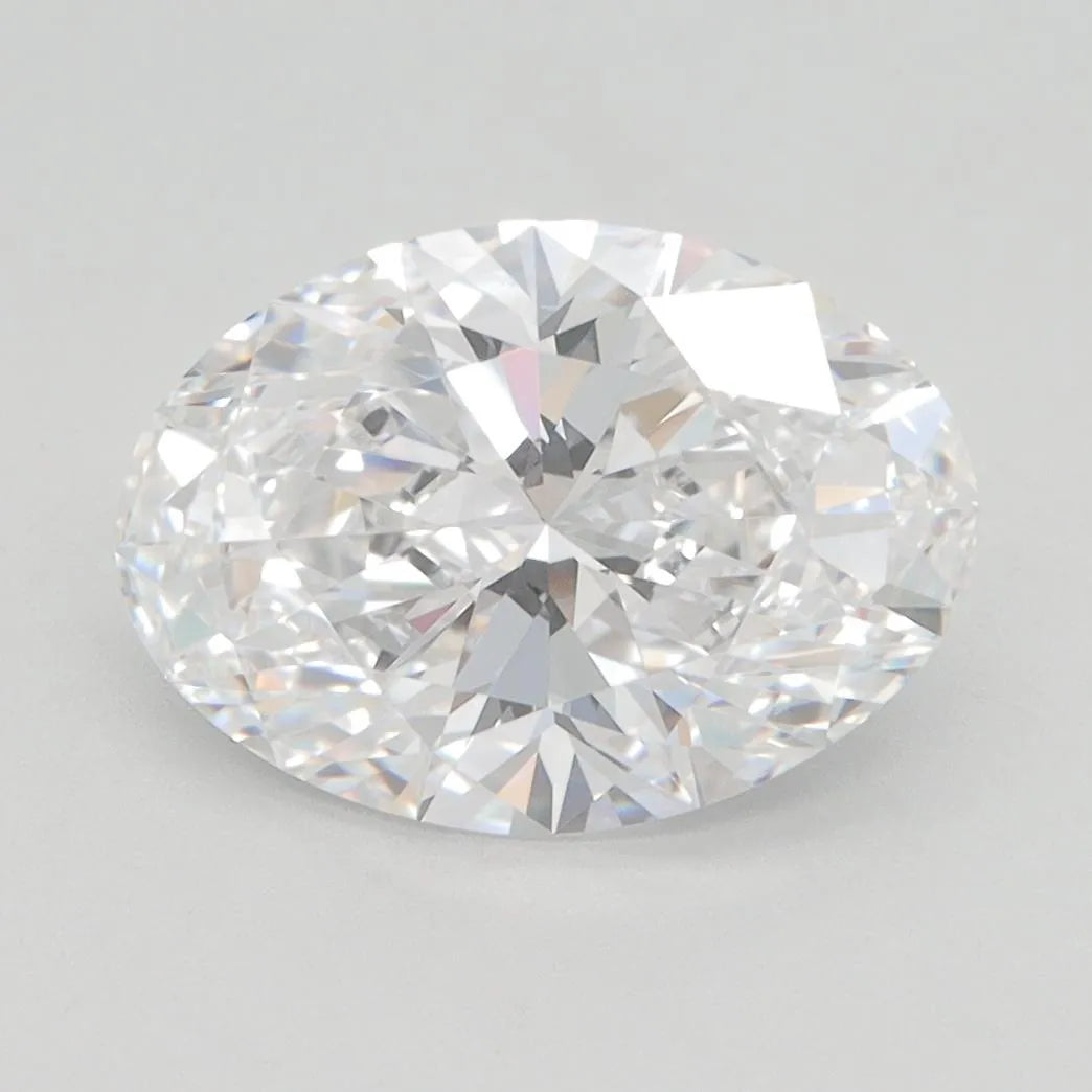2.58ct Oval Lab Grown Diamond (Colour D, Clarity VVS2, GIA Certified)