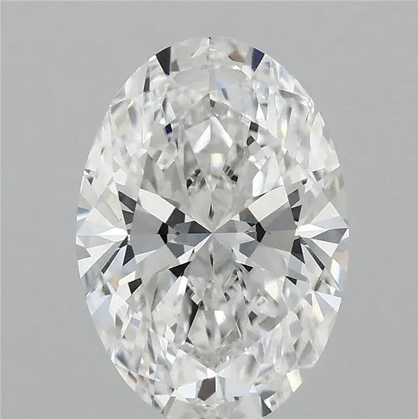 2.58ct Oval Lab Grown Diamond (Colour E, Clarity VVS2, IGI Certified)