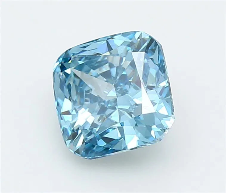 2.61ct Cushion modified Lab Grown Diamond (Colour Fancy Vivid Blue, Clarity VS1, IGI Certified)