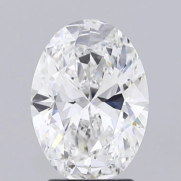 2.74ct Oval Lab Grown Diamond (Colour D, Clarity VVS2, IGI Certified)