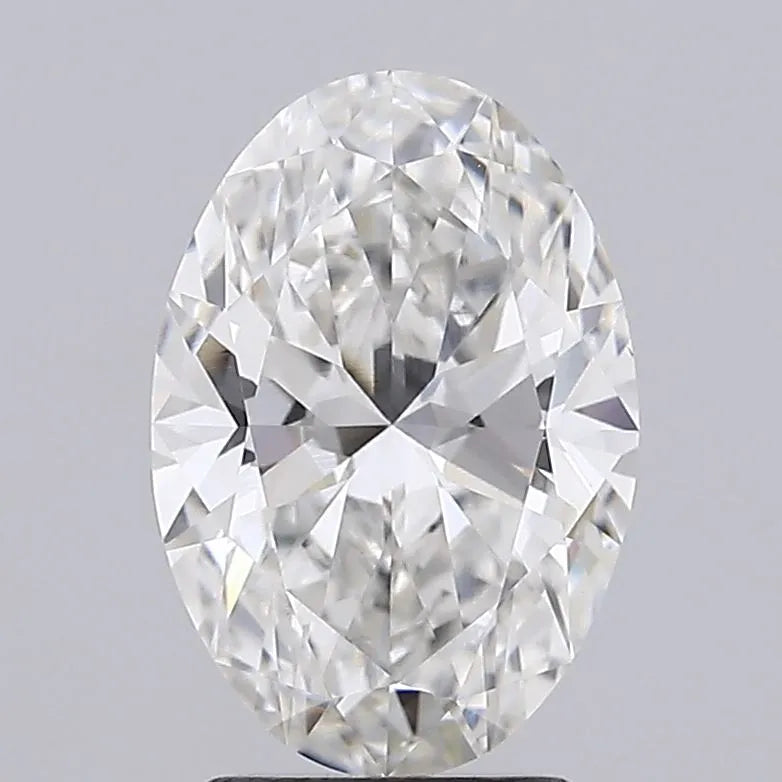 2.74ct Oval Lab Grown Diamond (Colour G, Clarity VVS2, IGI Certified)