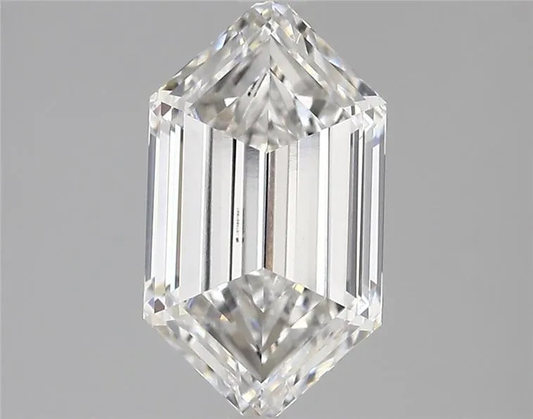 2.89ct Hexagonal Lab Grown Diamond (Colour E, Clarity VVS2, IGI Certified)