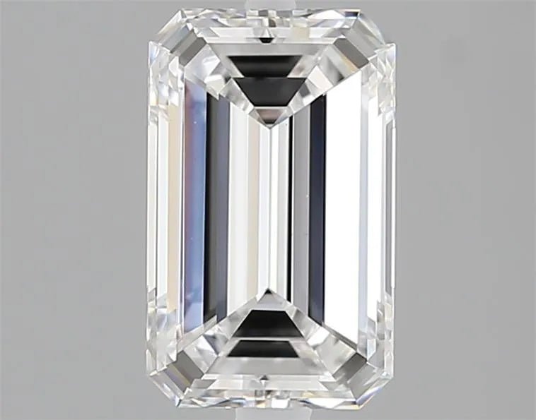 2.00ct Emerald Lab Grown Diamond (Colour D, Clarity VVS2, IGI Certified) - Jewelry by Cleo