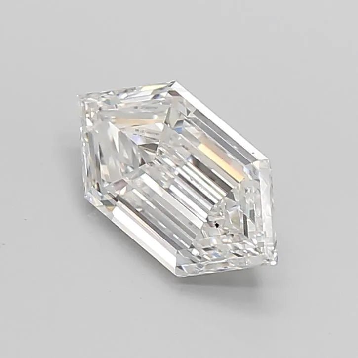 2.00ct Hexagonal Lab Grown Diamond (Colour E, Clarity VVS2, IGI Certified) - Jewelry by Cleo