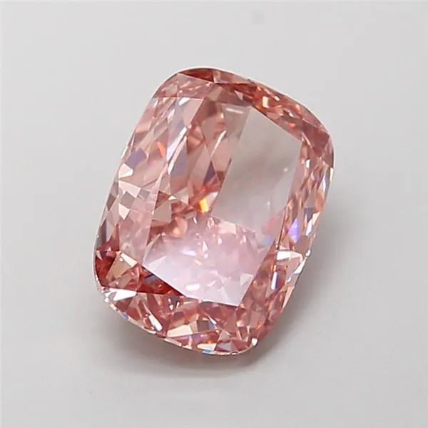 2.01ct Cushion modified Lab Grown Diamond (Colour Fancy Intense Brown Pink, Clarity VVS2, IGI Certified) - Jewelry by Cleo