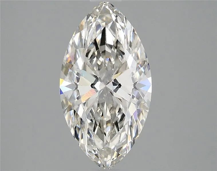 2.01ct Marquise Lab Grown Diamond (Colour H, Clarity VVS2, IGI Certified) - Jewelry by Cleo