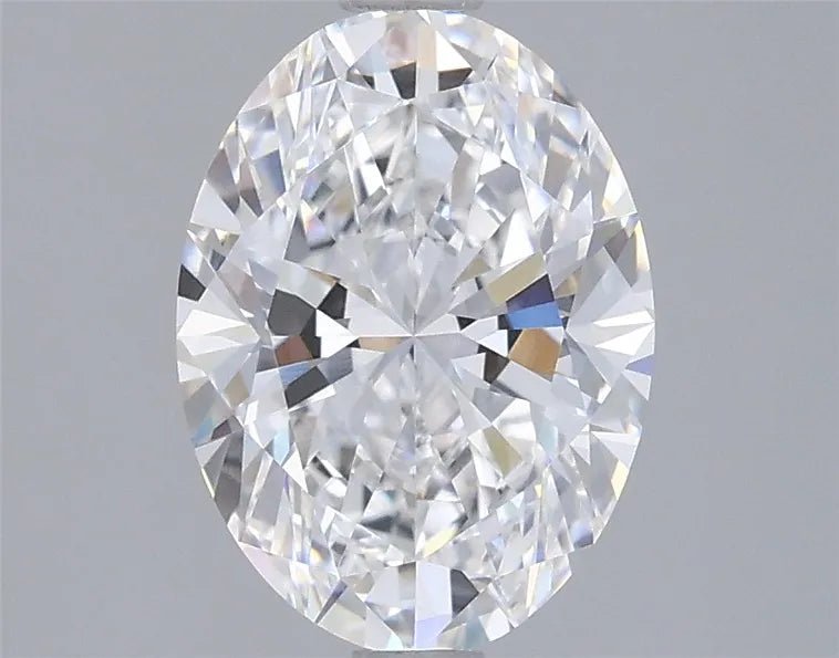 2.01ct Oval Lab Grown Diamond (Colour D, Clarity VVS1, IGI Certified) - Jewelry by Cleo