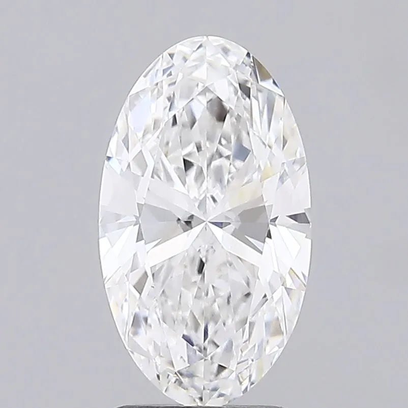 2.01ct Oval Lab Grown Diamond (Colour E, Clarity VVS1, IGI Certified) - Jewelry by Cleo