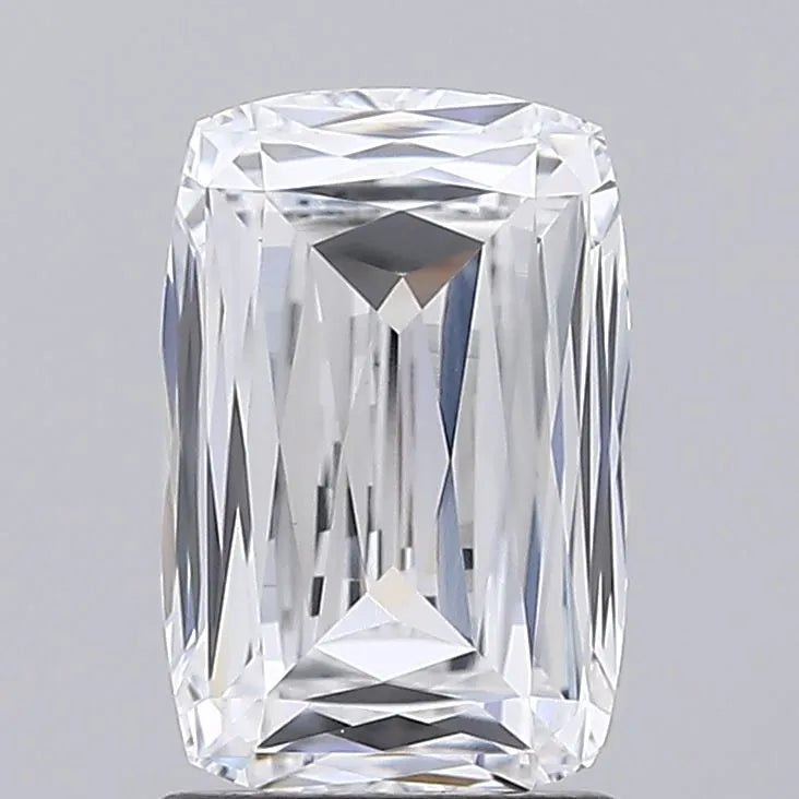 2.03ct Cushion modified Lab Grown Diamond (Colour D, Clarity VVS2, IGI Certified) - Jewelry by Cleo