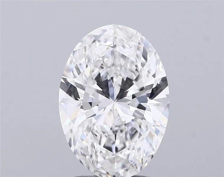 2.03ct Oval Lab Grown Diamond (Colour E, Clarity VVS1, IGI Certified) - Jewelry by Cleo