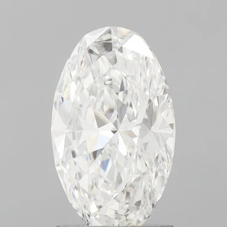2.03ct Oval Lab Grown Diamond (Colour F, Clarity VS1, IGI Certified) - Jewelry by Cleo