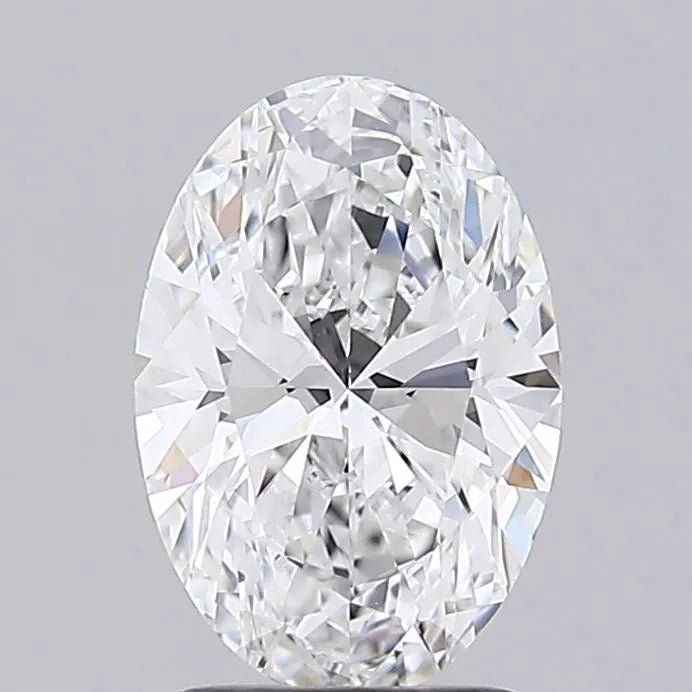 2.04ct Oval Lab Grown Diamond (Colour D, Clarity VVS1, IGI Certified) - Jewelry by Cleo