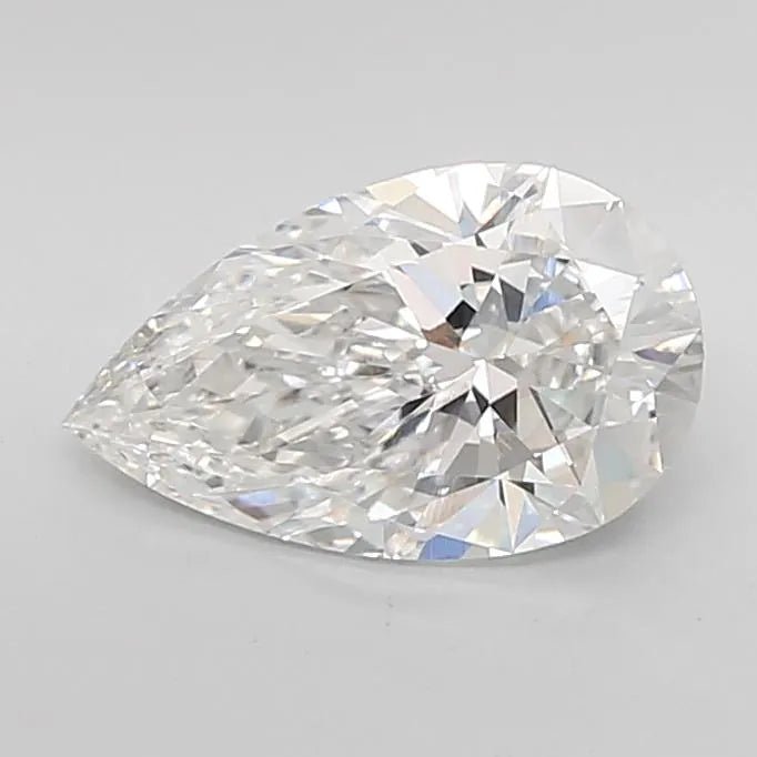 2.06ct Pear Lab Grown Diamond (Colour E, Clarity VVS2, IGI Certified) - Jewelry by Cleo