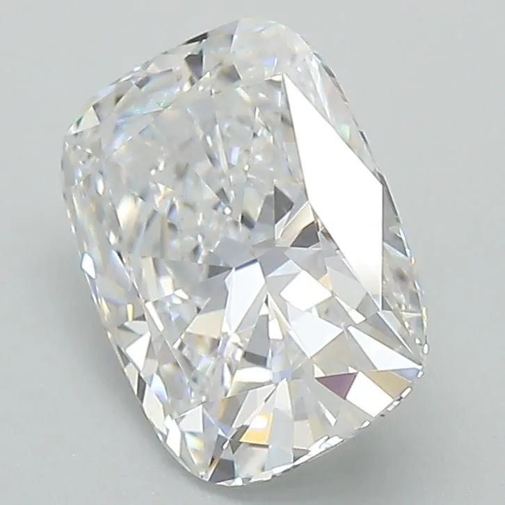 2.07ct Cushion brilliant Lab Grown Diamond (Colour D, Clarity VVS2, IGI Certified) - Jewelry by Cleo