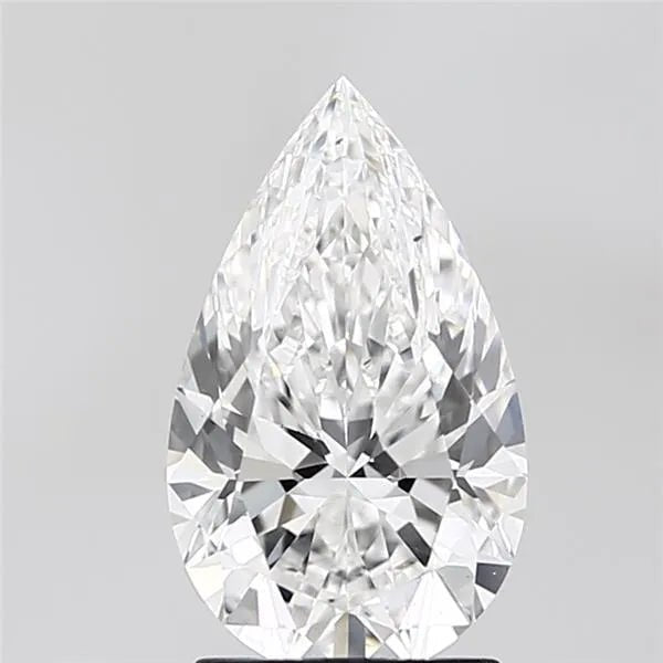 2.08ct Pear Lab Grown Diamond (Colour E, Clarity VS2, Cut EX, IGI Certified) - Jewelry by Cleo