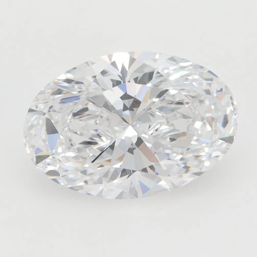 2.09ct Oval Lab Grown Diamond (Colour D, Clarity VVS2, IGI Certified) - Jewelry by Cleo