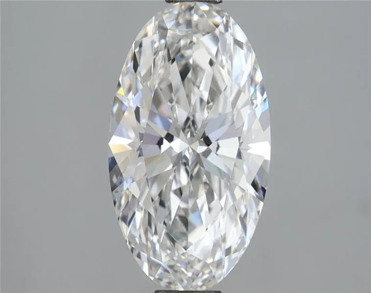 2.09ct Oval Lab Grown Diamond (Colour D, Clarity VVS2, IGI Certified) - Jewelry by Cleo