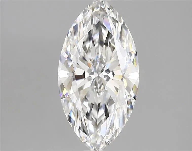 2.10ct Marquise Lab Grown Diamond (Colour D, Clarity VVS2, IGI Certified) - Jewelry by Cleo