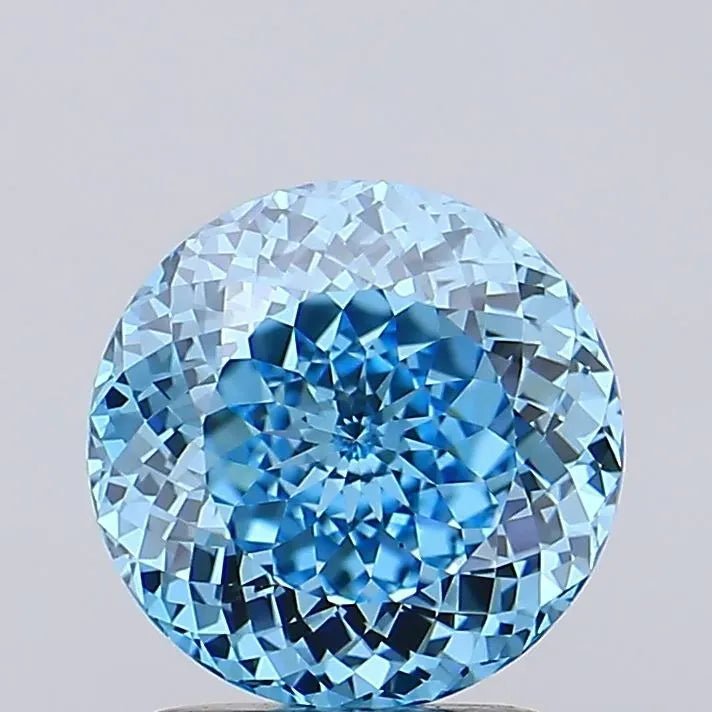 2.10ct Other Lab Grown Diamond (Colour Fancy Vivid Blue, Clarity VS1, IGI Certified) - Jewelry by Cleo
