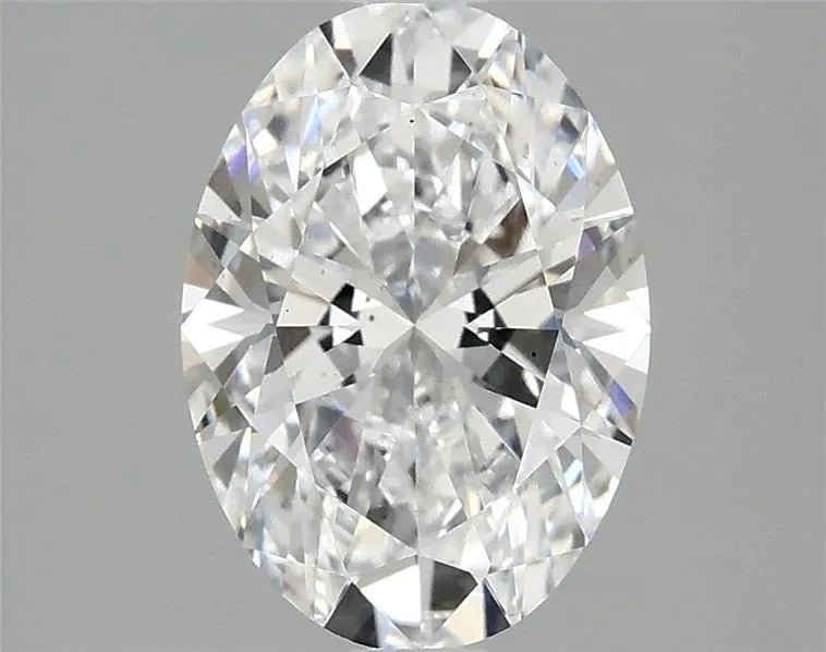 2.10ct Oval Lab Grown Diamond (Colour D, Clarity VS2, IGI Certified) - Jewelry by Cleo