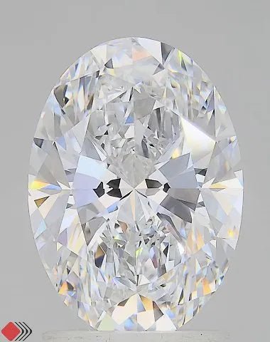 2.31ct Oval Lab Grown Diamond (Colour D, Clarity VVS1, IGI Certified) - Jewelry by Cleo