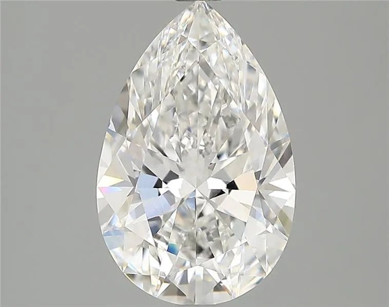 2.33ct Pear Lab Grown Diamond (Colour E, Clarity VS1, Cut EX, IGI Certified) - Jewelry by Cleo