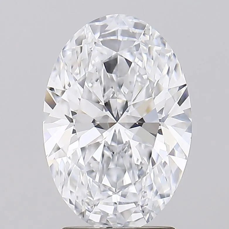 2.35ct Oval Lab Grown Diamond (Colour E, Clarity IF, IGI Certified) - Jewelry by Cleo