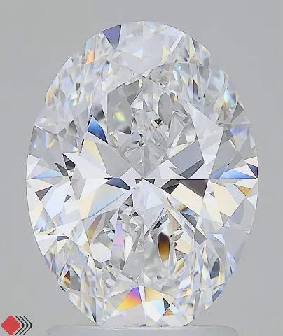 2.36ct Oval Lab Grown Diamond (Colour D, Clarity IF, IGI Certified) - Jewelry by Cleo