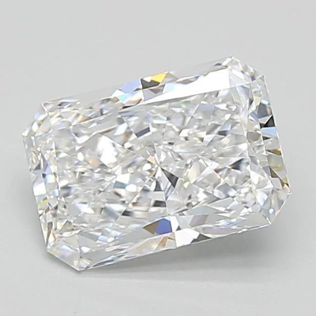 2.41ct Radiant Lab Grown Diamond (Colour D, Clarity VVS1, GIA Certified) - Jewelry by Cleo