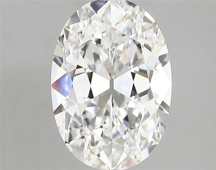 2.42ct Oval Lab Grown Diamond (Colour E, Clarity VVS1, IGI Certified) - Jewelry by Cleo