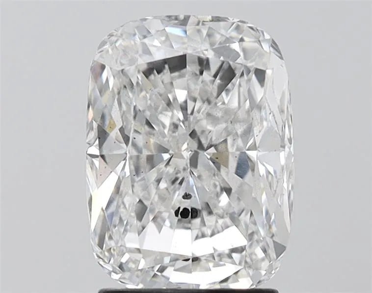 2.50ct Cushion brilliant Lab Grown Diamond (Colour F, Clarity SI1, IGI Certified) - Jewelry by Cleo