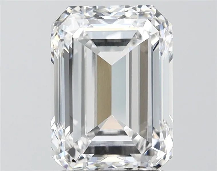 2.50ct Emerald Lab Grown Diamond (Colour D, Clarity VVS1, IGI Certified) - Jewelry by Cleo