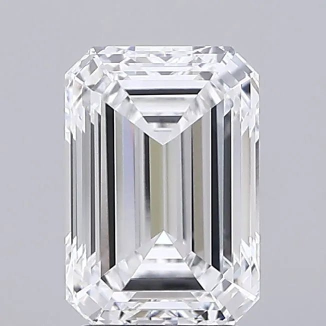 2.50ct Emerald Lab Grown Diamond (Colour E, Clarity VVS1, IGI Certified) - Jewelry by Cleo