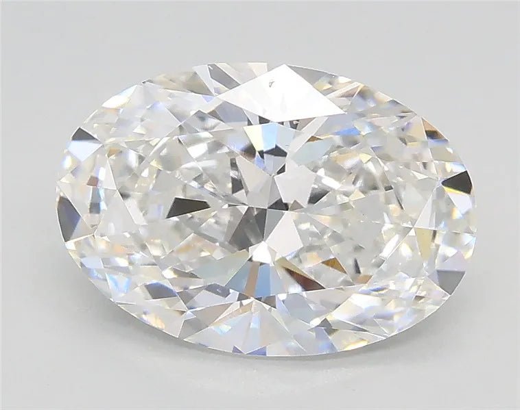2.50ct Oval Lab Grown Diamond (Colour D, Clarity VS1, IGI Certified) - Jewelry by Cleo