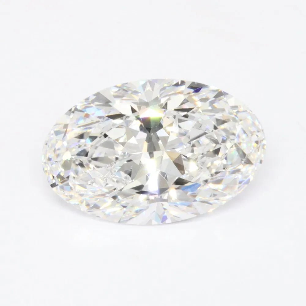 2.50ct Oval Lab Grown Diamond (Colour D, Clarity VS2, IGI Certified) - Jewelry by Cleo