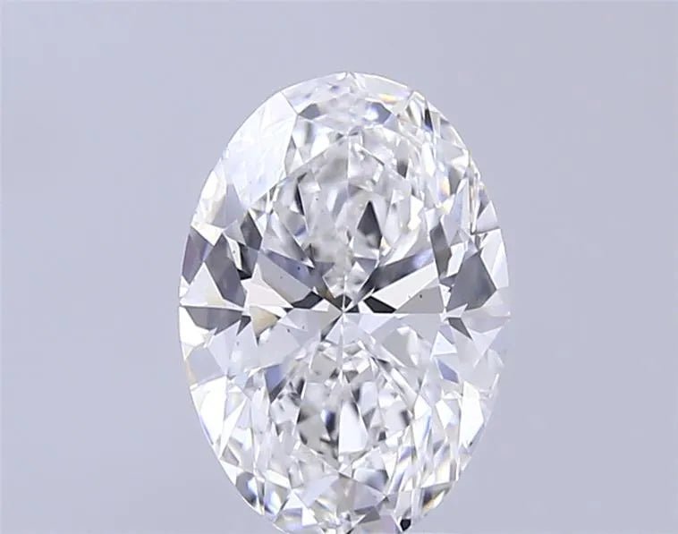 2.50ct Oval Lab Grown Diamond (Colour E, Clarity VS2, IGI Certified) - Jewelry by Cleo