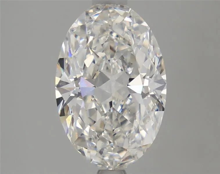 2.50ct Oval Lab Grown Diamond (Colour F, Clarity VS1, IGI Certified) - Jewelry by Cleo