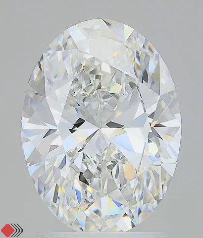 2.50ct Oval Lab Grown Diamond (Colour F, Clarity VVS1, IGI Certified) - Jewelry by Cleo